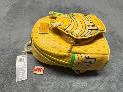 Disney eats pineapple swirl lounge fly mini backpack Loungefly Disney Parks Eats Pineapple Swirl Dole Whip Mini  main image 4