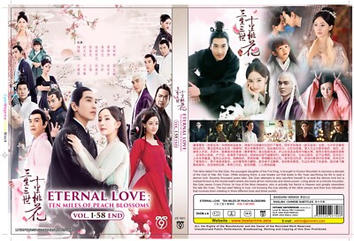 DVD ETERNAL LOVE：TEN MILES OF PEACH BLOSSOMS 三生三世十里桃花 VOL.1-58 END English Subti