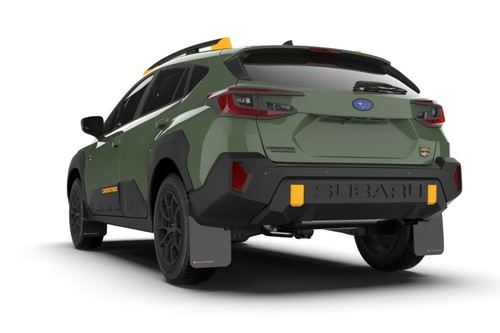 Rally Armor Fits 2024 Subaru Crosstrek (Wilderness Only) Black UR Mudflap - Picture 2 of 6