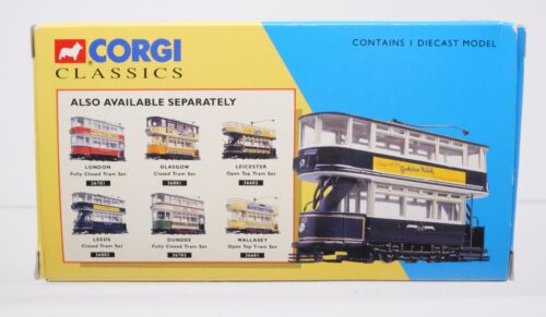 Corgi Classics 36802, Leeds Closed Tram Set, Diecast British Passenger Trolley - Picture 5 of 5