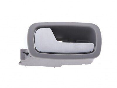 Evan-Fischer Rear Left Interior Door Handle For Chevy Cobalt & Pontiac G5 Sedan (2005-2010) – Gray/Chrome