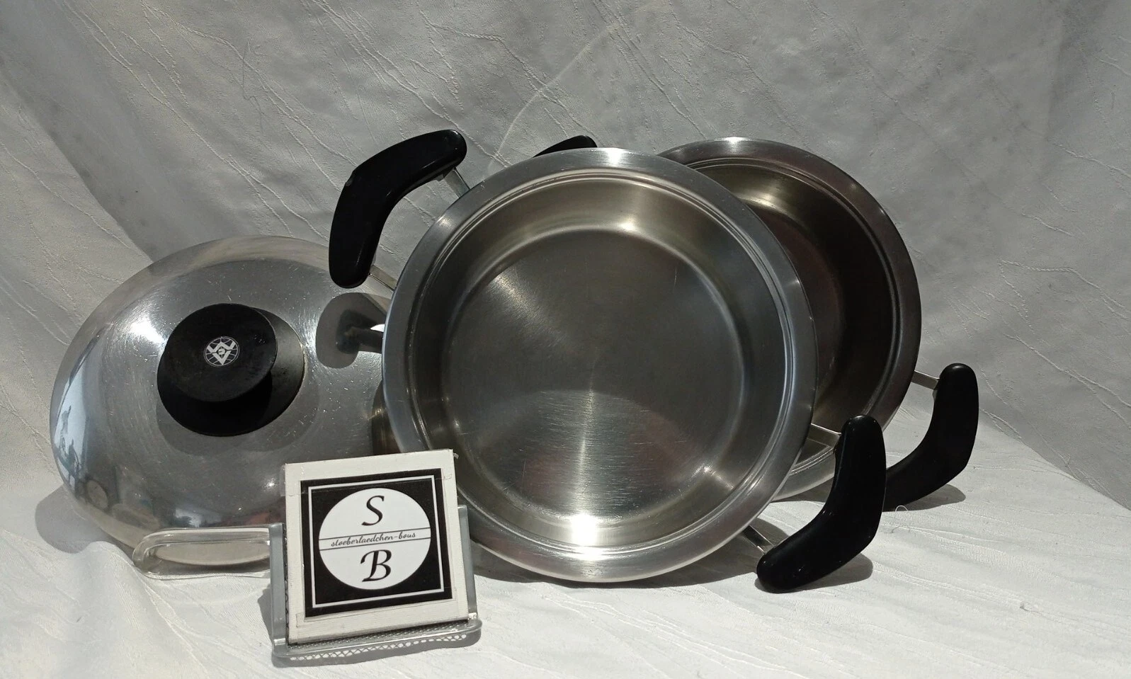AMC 2 x Saucepan Ø 21cm H = 11cm & 8.5cm Model 788 Older Models A23/23
