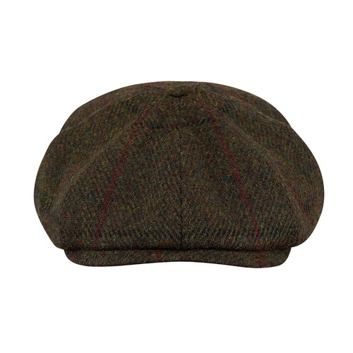 SHELBY HarrisTweed Newsboy Cap Wool Vintage Gatsby Baker Boy Handmade Sterkowski - Picture 16 of 77