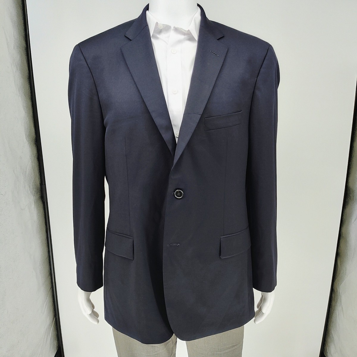 Boss Hugo Boss Super 100 Midnight Blue Pasolini/Movie US Suit Jacket (42R) - Main Image