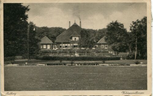 Denmark Aalborg Ålborg - Kildepavillonen 1930 cover on sepia postcard - Picture 1 of 3