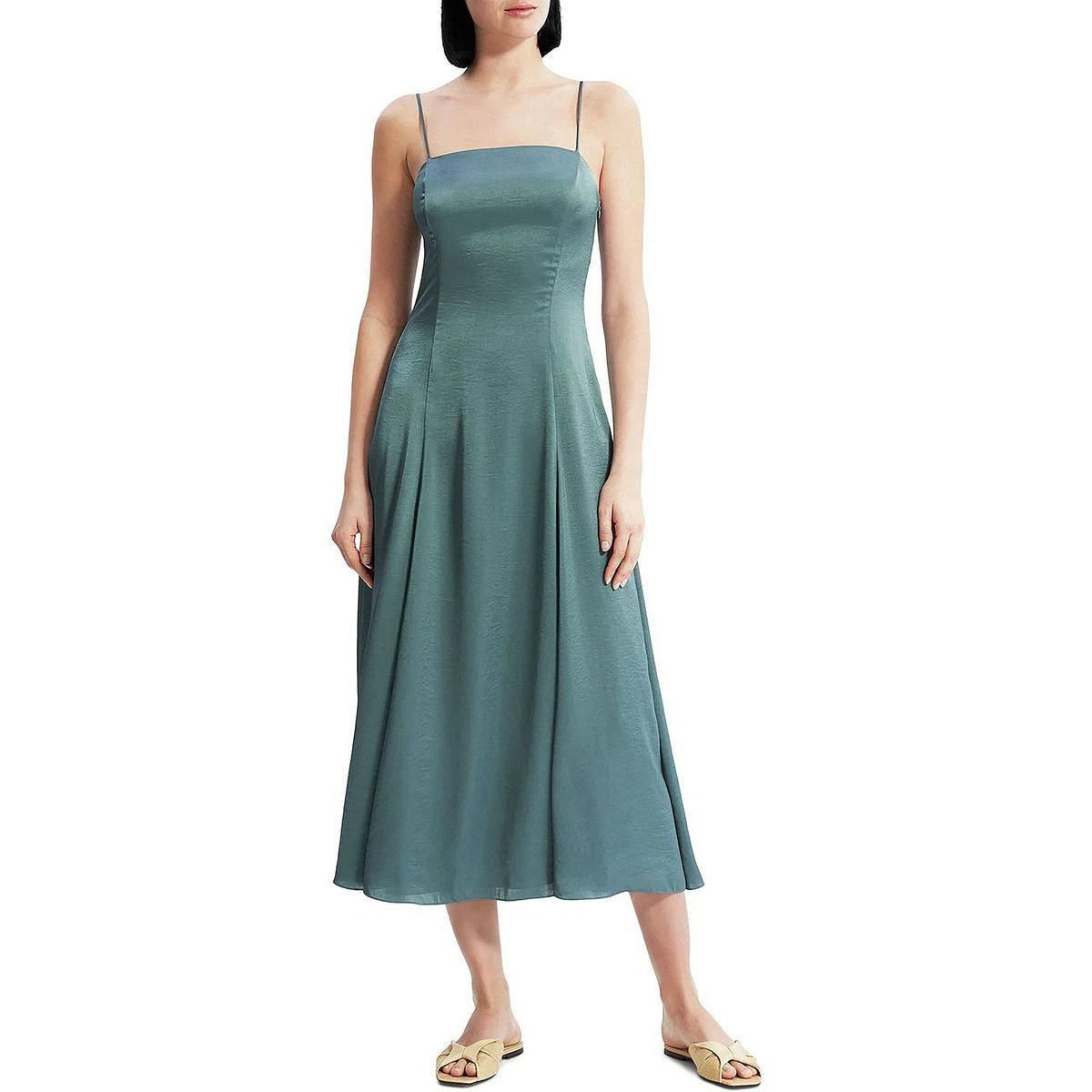 Theory satin slip 2024 dress