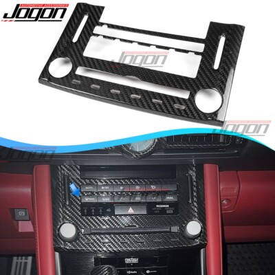 For Lexus IS300 350 500 F Sport 2021+ Real Carbon Console Climate Audio AC Panel