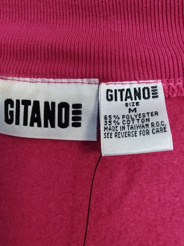 NEW Gitano Sportswear Women’s M Fuchsia Sweatsuit Shirt & Pants Vintage 90s NOS - Picture 11 of 17