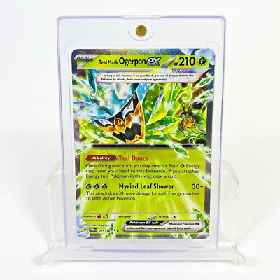 Pokémon TCG Teal Mask Ogerpon ex 025/167 Holo Double Rare Twilight