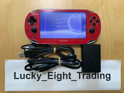 PS Vita Cosmic Red PCH 1000 ZA03 Console Charger PSV [CC] | eBay