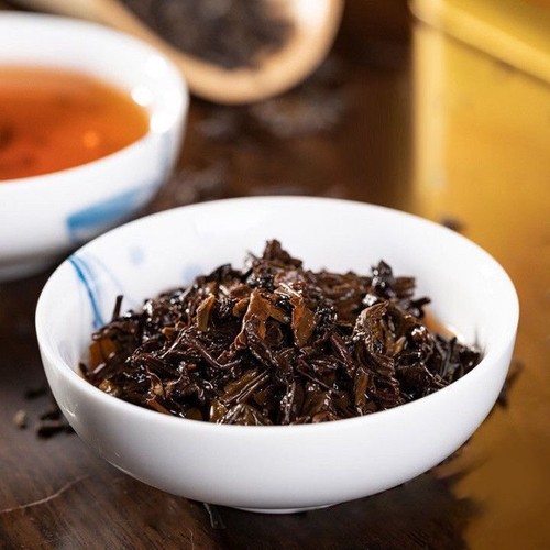 CHINATEA Brand Golden Can 2nd Grade Liu Bao Hei Cha Dark Tea Loose Liu Pao 150g - Picture 4 of 5