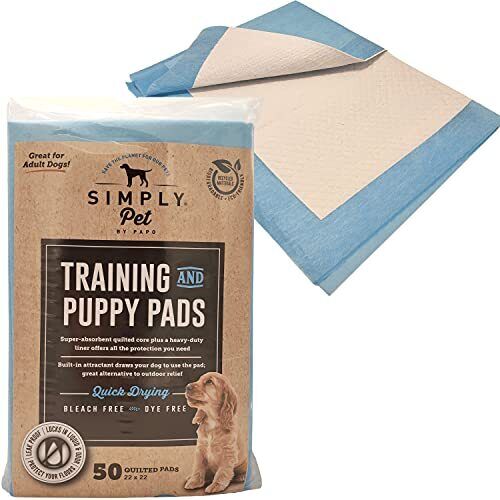 Puppy & Dog Potty Training Pee Pads | 50 Pad Pack for Small or Large Dogs & P...