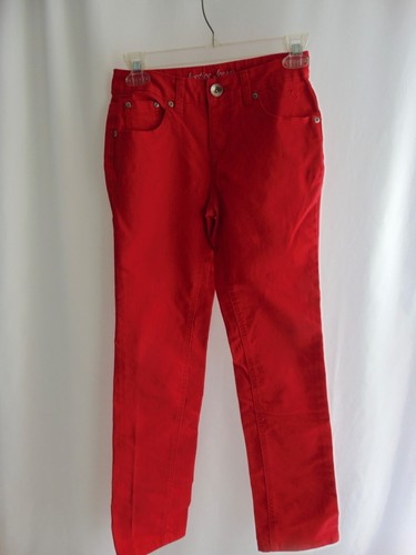 Justice Jeans Girls Size 12R Color Red Simply Low Cotton Blend - Picture 24 of 24