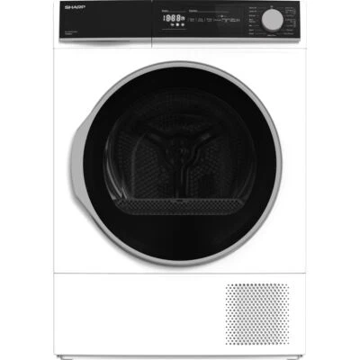 Sharp KD-NHH0S7GW21 Heat Pump Tumble Dryer 10 kg White A++ Rated - Image 1 of 4