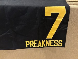 1980s Preakness Stakes Saddle Cloth