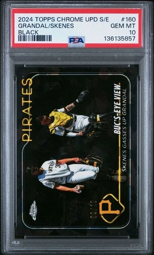 2024 PAUL SKENES TOPPS CHROME SAPPHIRE UPDATE SERIES | BLACK [#2/10]