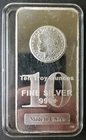 HM 10oz Silver Morgan Bar in a Capsule