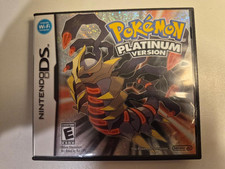 Pok mon Platinum Version Case Only No Game Nintendo DS good shape 