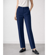 Pendleton Navy Blue 100 Virgin Wool Trousers Dress Pants Size 6 High Rise