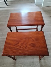 Nest of 2 tables.Solid Rosewood.New