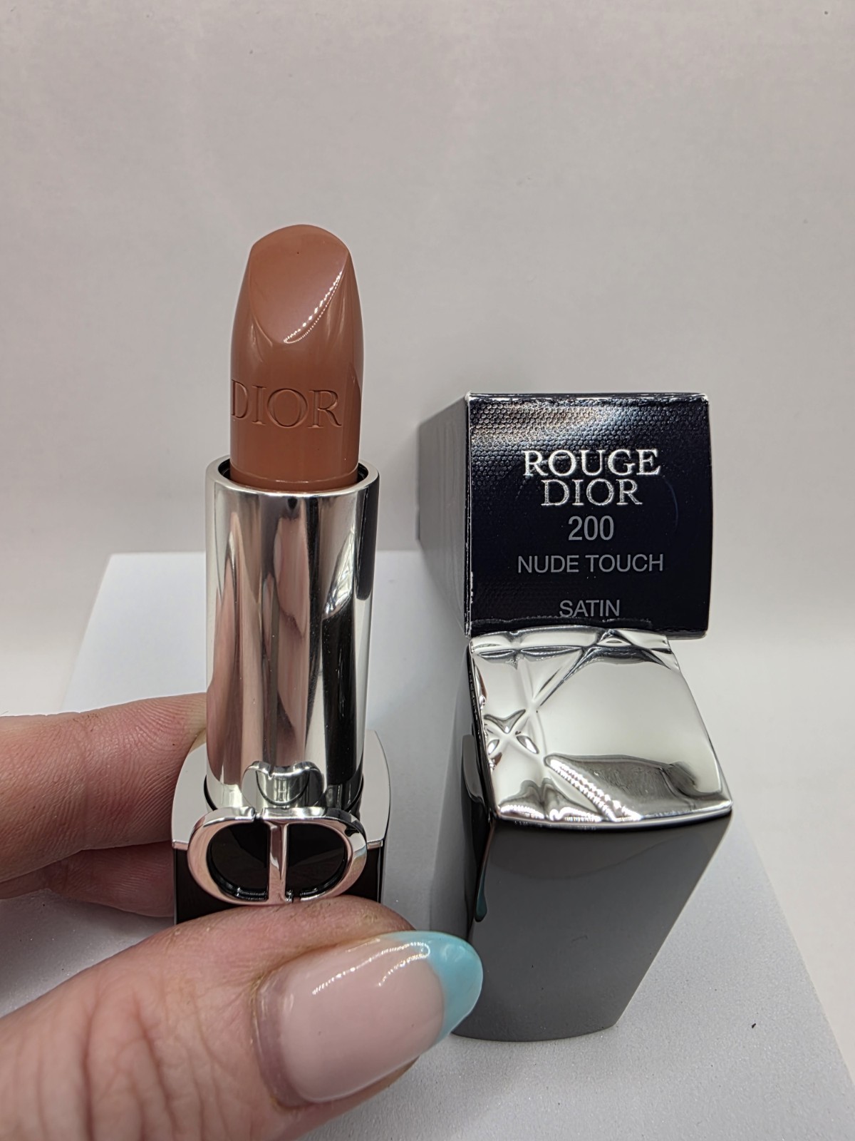 Dior Rouge Dior Couture Lipstick 0.12oz in 200 Nude Touch Satin Finish New Authentic-image