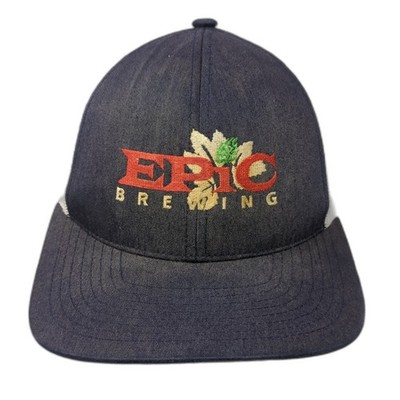 Epic Brewing Snapback Trucker Hat Blue One Size Adjustable Pacific Headwear