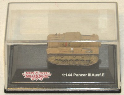#ad New Toys Millennium Panzer III Ausf.E Tank in Clear Display Box 1:144 Scale $15.00