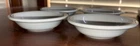 Lot of 4 Fiesta ware - 5 3/8” Stacking Fruit Berry Dessert Bowls Pearl Gray