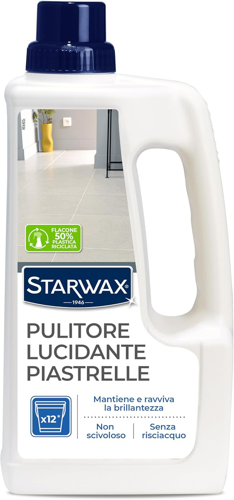 - Pulitore Lucidante Piastrelle - Mantiene E Ravviva La Brillantezza - 2 En 1 - 