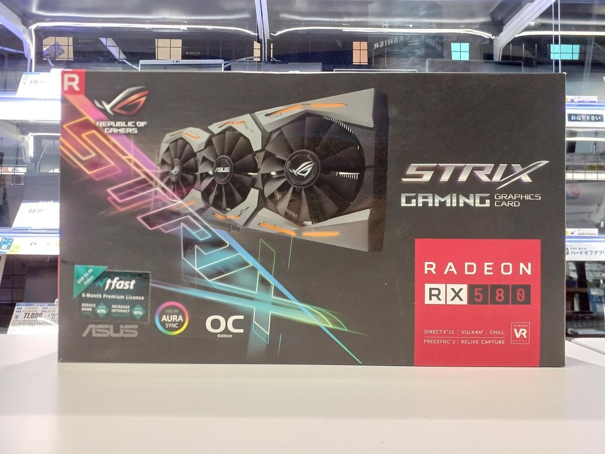 ASUS ROG Strix RX 580 8GB Gaming Graphics Card | eBay
