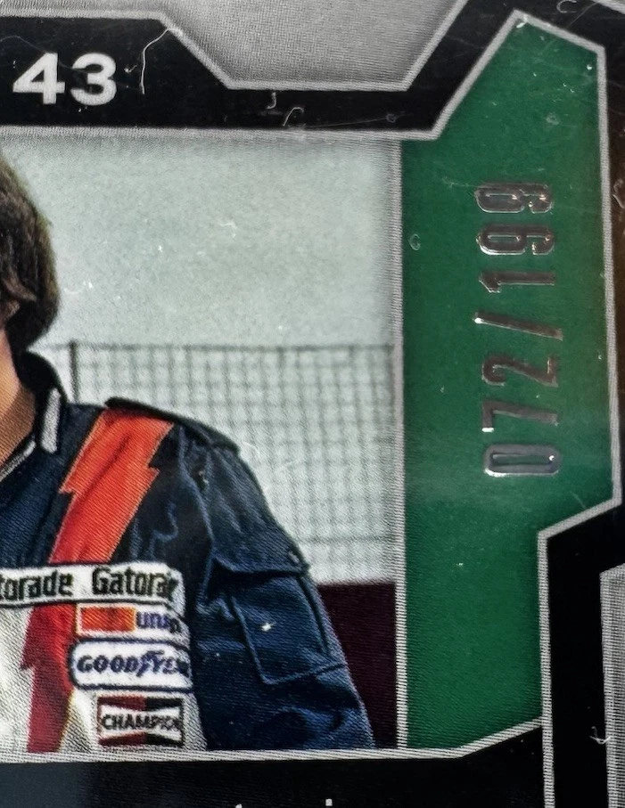 2024 Panini Prizm NASCAR Racing Darrell Waltrip #43 Blue Prizm /199 - Image 3 of 3