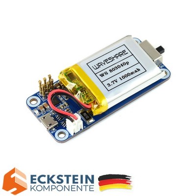 WaveShare Uninterruptible Power Supply UPS HAT für Raspberry Pi Zero, Stable 5V