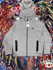 NWT Nike Sportswear Tech Fleece Windrunner Hoodie Grey FB7921-063 Men  s L. E2