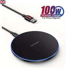 100W Fast Wireless Charger Charging Pad For Universal