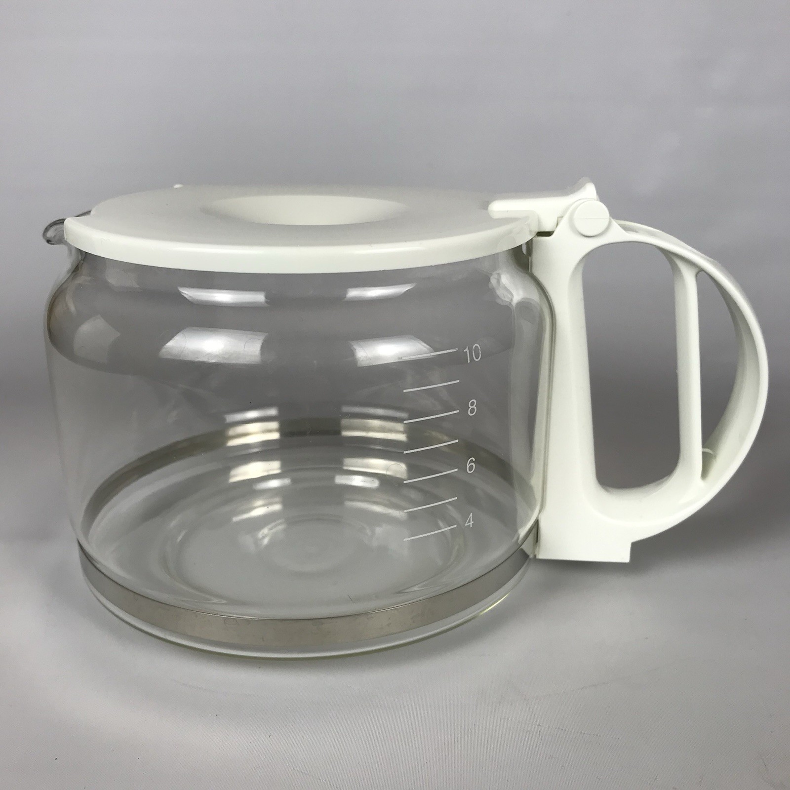 Gevalia GM-410W Replacement Glass Carafe White 10-Cup Connaisseur Home Concepts