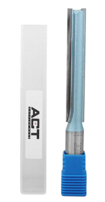 Double Flute Extra Long Straight Carbide Tipped Router Bit, 1/2'' Diameter, 3''