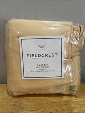 Fieldcrest Tablecloth Beige Oblong 70x90" Target Satiny Cream 100 Cotton