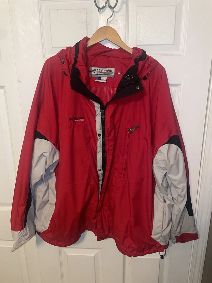 Red Columbia Vertex Bugaboo Shell 4XL Foto 2 de 4