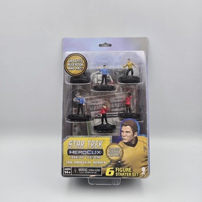 New! Star Trek Heroclix Away Team The Original Series 6 Figure Starter Set