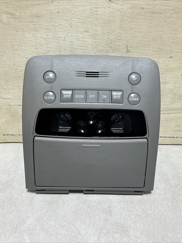 OVERHEAD ROOF Console DOME GRAY OEM 2007 - 2011 LEXUS GS350 GS430 GS450H - Picture 2 of 11