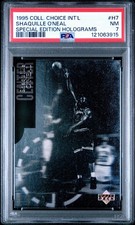1995-96 Collector’s Choice Shaquille O'Neal Special Edition Holograms H7 PSA 7