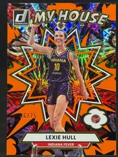 2025 Panini WNBA Donruss - Lexie Hull #10 - My House Orange Fireworks /75