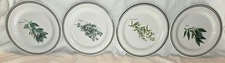 4 Williams Sonoma Culinary Herbs 8.5" Salad Desert Plates WSO24 Collection