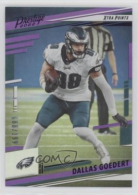 2022 Panini Prestige Xtra Points Premium Purple 88/199 Dallas Goedert #238 m5e