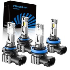 9005/HB3 H11/H8/H9/H16 LED Bulbs Combo, 120W 32000 LM Super Bright 6000K Cool