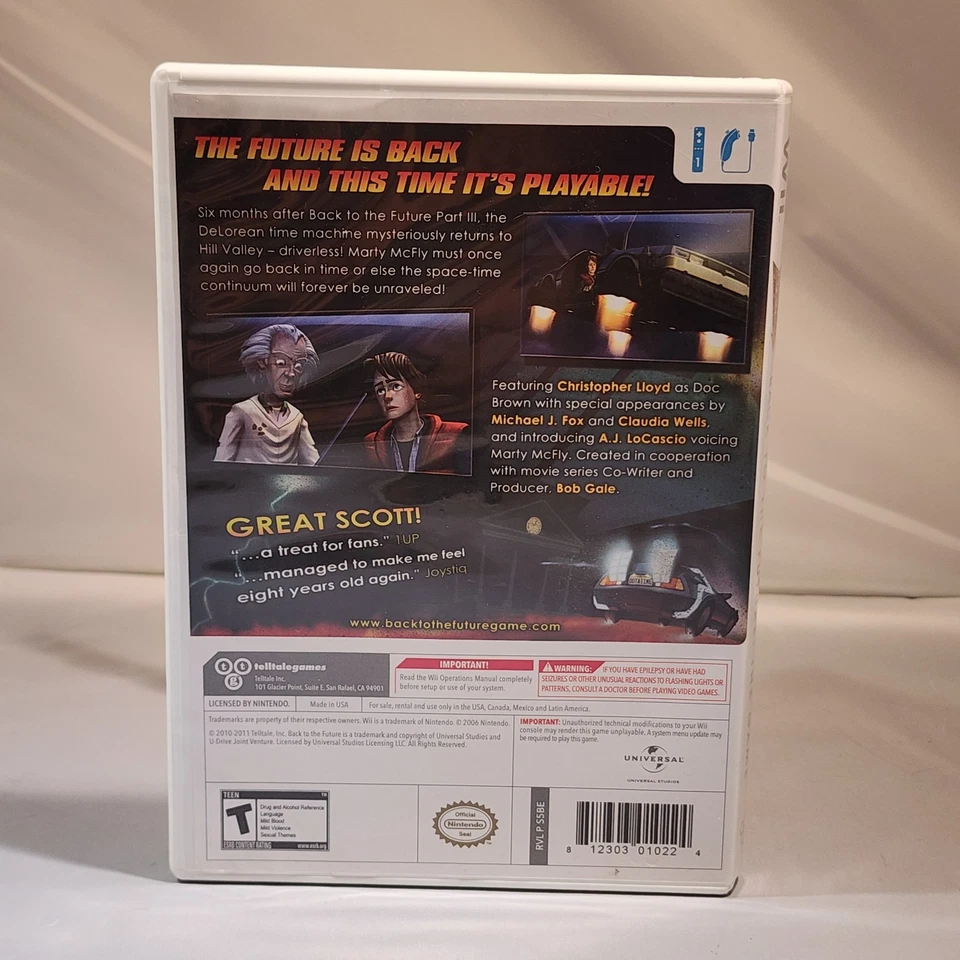 Nintendo Wii Back To The Future The Game - Image 3 of 4