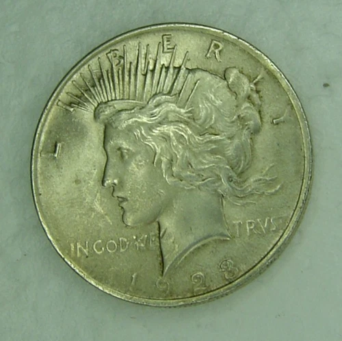 1923 US Peace Dollar $1 Silver Coin Circulated Business Strike free shipping