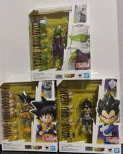 SHF SH Figuarts Dragon Ball Daima Mini Figures: PICCOLO / GOKU / VEGETA