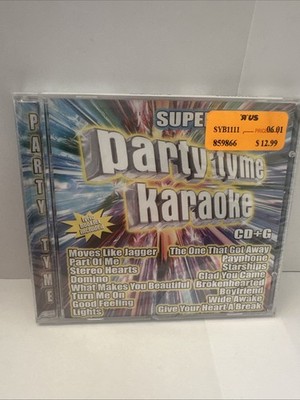 2012 Party Tyme Karaoke Super Hits 18 inc Katy Perry, Nicki Minaj songs 11z