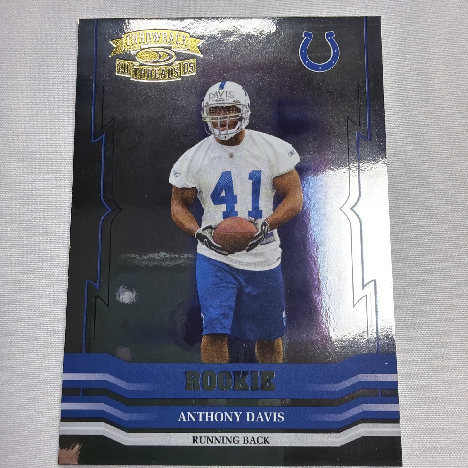 Anthony Davis 399/999 RC - 2005 Donruss Throwback Threads  #197 Colts